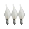 Konstsmide Topplampa LED E10 Trafo-24V 0,1W Romance 3-Pack* E10 Led Jullampor|E10 Led Jullampor