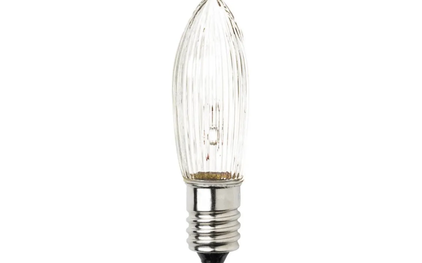 E10 Jullampor|E10 Jullampor<Konstsmide Topplampa Luciakrona Tärnljus E10 1,5V 0,4W 3-Pack