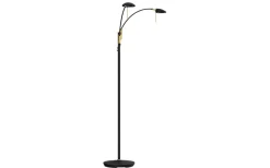 Toreno Golvlampa 127cm LED 2L Svart/Mässing