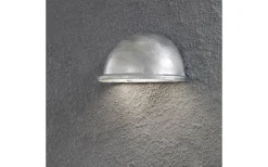 Kustnära Belysning|Vägglampor Utomhus<Konstsmide Torino Halvmånelampa Liten Galvaniserat Stål IP23