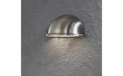 Konstsmide Torino Halvmånelampa Liten Rostfritt Stål IP23* Vägglampor Utomhus