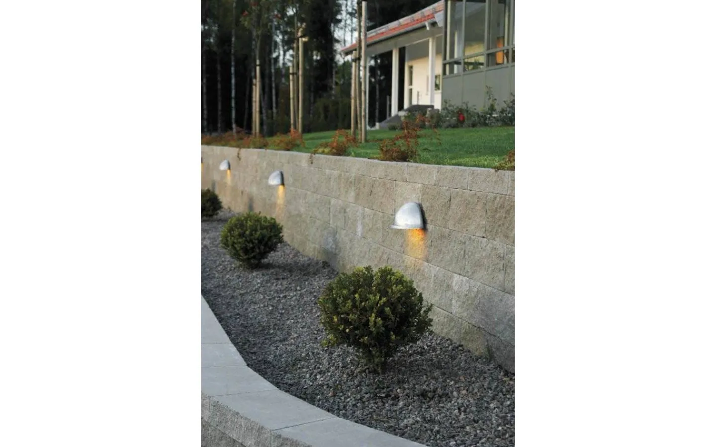 Kustnära Belysning|Vägglampor Utomhus<Konstsmide Torino Halvmånelampa Stor Galvaniserat Stål IP23