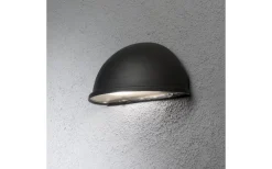 Vägglampor Utomhus<Konstsmide Torino Halvmånelampa Stor Svart IP23