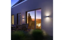 Upp & Nedljus Lampor|Vägglampor Utomhus<Rendl Torino Vägglampa LED 2x5W 3000K Svart IP54