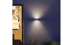 Torino Vägglampa LED 2x5W 3000K Vit IP54