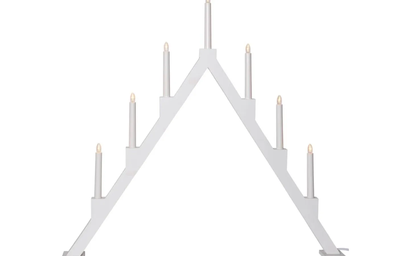 Visa Alla Adventsljusstakar|Adventsljusstakar 61-120 Cm<Star Trading Torpa Adventsljusstake 71cm Vit