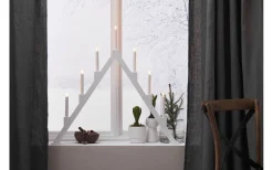 Visa Alla Adventsljusstakar|Adventsljusstakar 61-120 Cm<Star Trading Torpa Adventsljusstake 71cm Vit