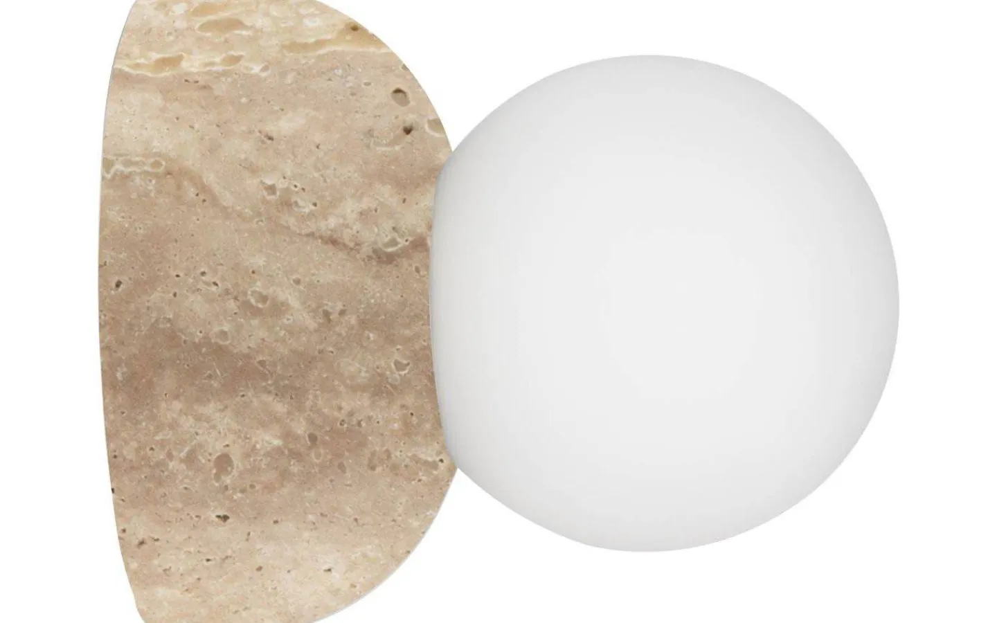 Globen Lighting Torrano Plafond/Vägglampa 13cm Travertin IP44* Badrumslampor Vägg|Badrumslampor Tak