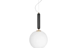 Kök & Matplats|Hall & Trappa<Globen Lighting Torrano Taklampa 30cm E14 Svart/Opalvit