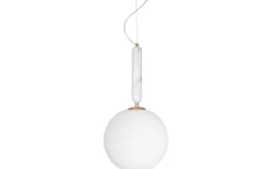 Kök & Matplats|Hall & Trappa<Globen Lighting Torrano Taklampa 30cm E14 Vit/Opalvit