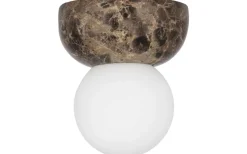 Globen Lighting Torrano Vägglampa/Plafond 13cm IP44 Brun* Badrumslampor Tak|Badrumslampor Vägg