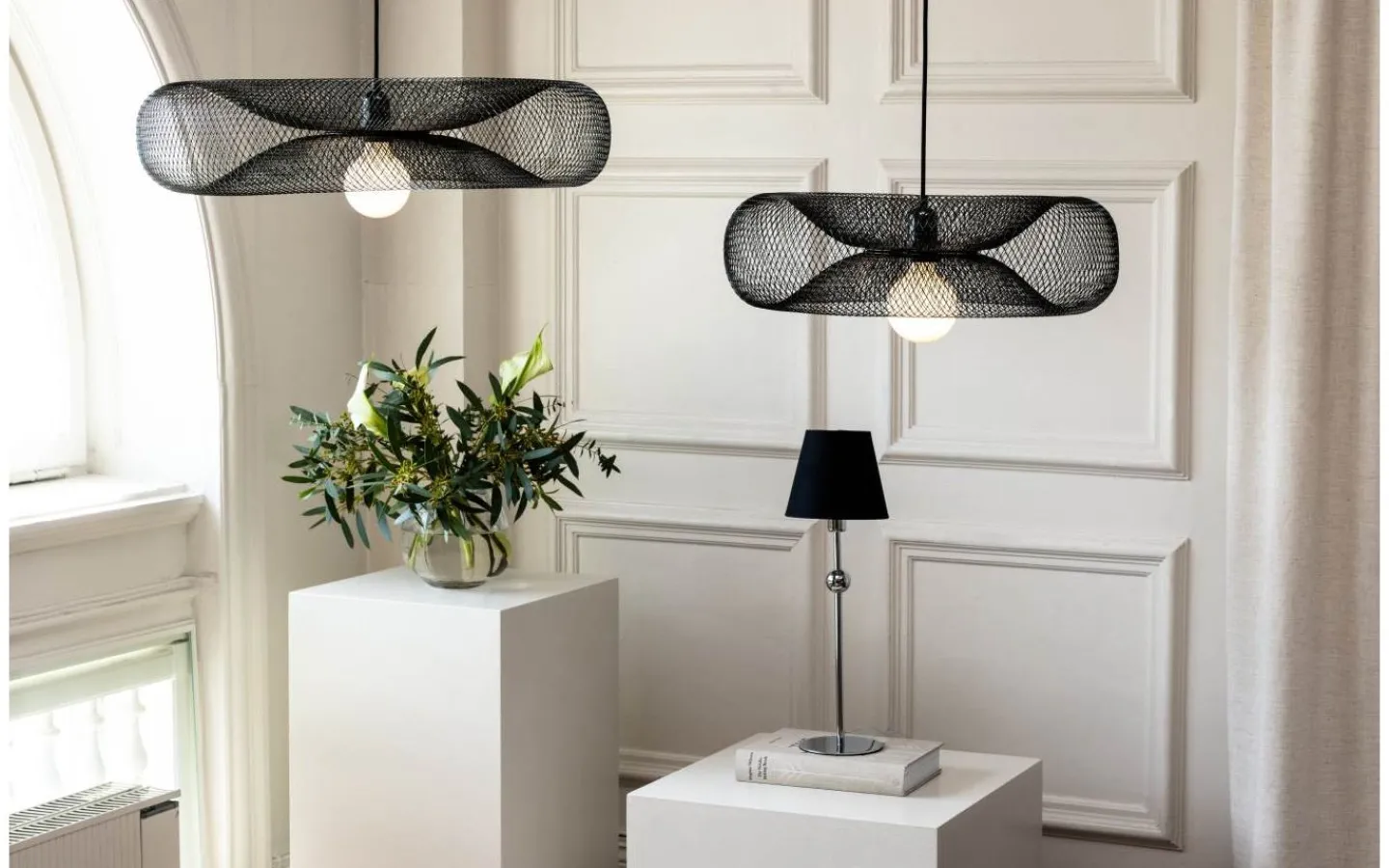 Globen Lighting Torus Taklampa 65cm Svart* Stora Taklampor Ø50-69 Cm