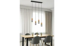 Avlånga Taklampor<Trio Lighting Tosh Takpendel 4xE27 mattsvart