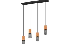 Avlånga Taklampor<Trio Lighting Tosh Takpendel 4xE27 mattsvart