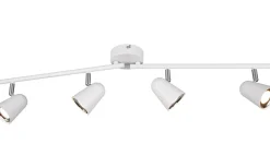 Reality Toulouse Spotlight LED 4-delat mattvitt* Avlånga Takspotlights|Takspot Med Minst 4 Lampor