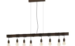 Avlånga Taklampor<Eglo Townshend 4 Taklampa 150cm 8L Antikbrun