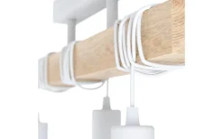 Eglo Townshend Taklampa 55cm 3L Vit/Ek* Avlånga Taklampor