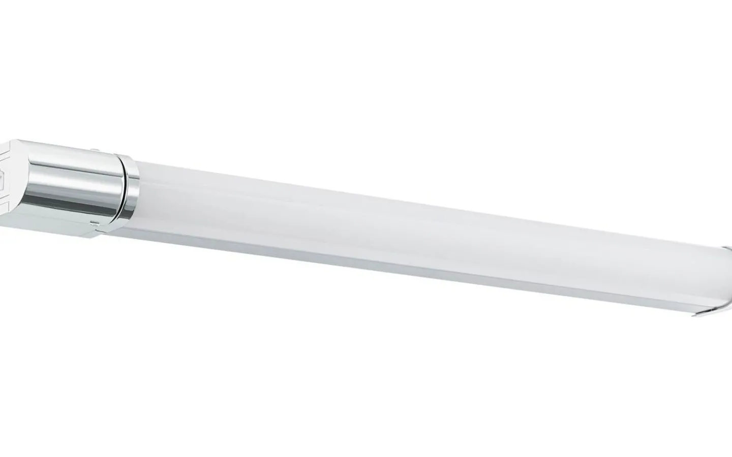 Badrumslampor Vägg<Eglo Tragacete 1 Spegelbelysning med Uttag 68cm LED 4000K 15W Silver IP44