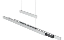 Trio Lighting Trajan Taklampa LED borstad aluminium/svart* Avlånga Taklampor