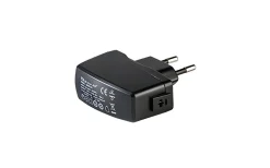 Transformatorer (Konstantspänning V)<Herstal Transformator LED Plugin 12V DC Max 6W DIN-Kontakt Svart