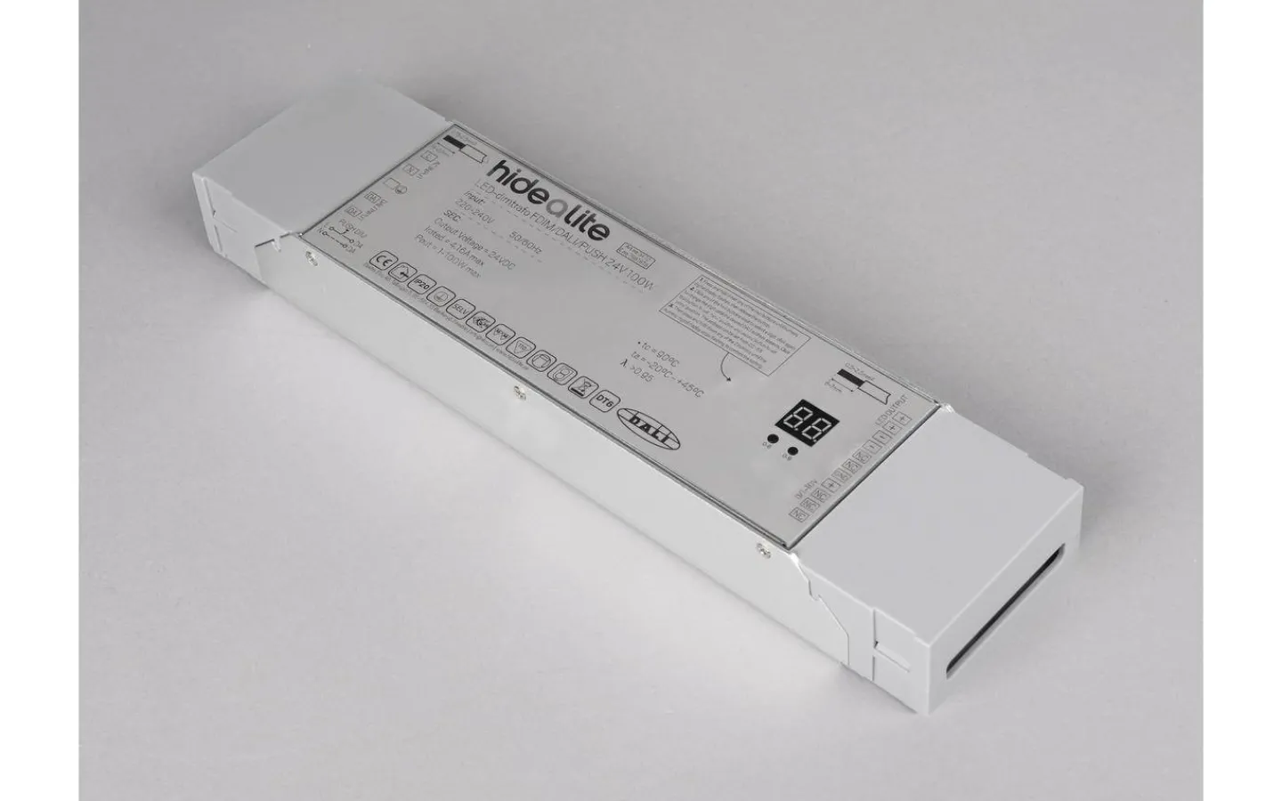 Hidealite Transformator 24V DC 1-100W Dimbar* Transformatorer (Konstantspänning V)|Minispotlights & Ledpuckar