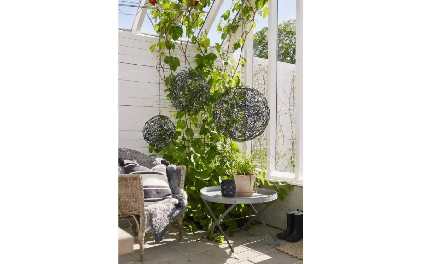 Star Trading Trassel Dekorationsklot 30cm Svart* Utomhusdekorationer|Inomhusdekorationer 230V