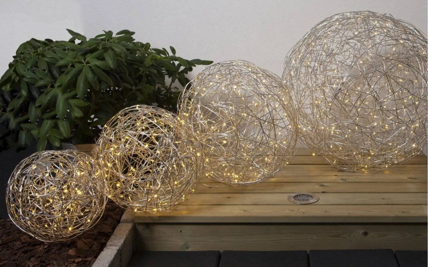 Utomhusdekorationer|Inomhusdekorationer 230V<Star Trading Trassel Dekorationsklot 30cm