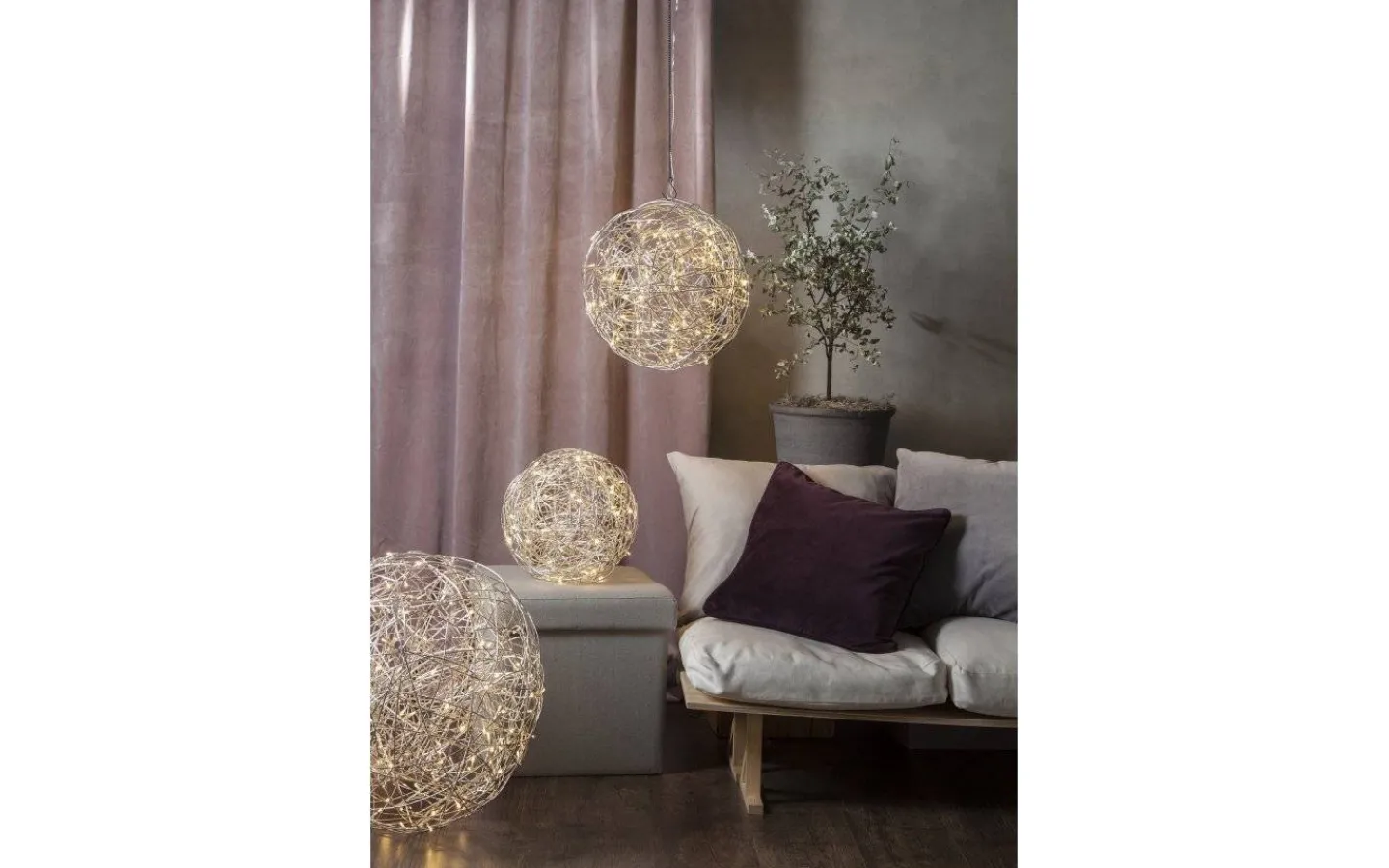 Star Trading Trassel Dekorationsklot 77cm* Utomhusdekorationer|Inomhusdekorationer 230V