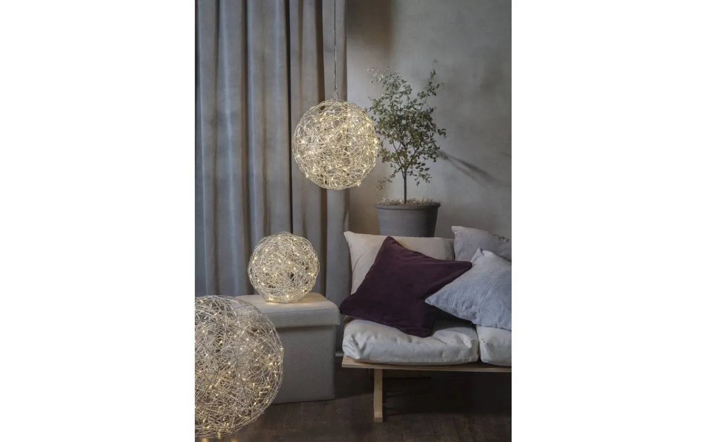 Star Trading Trassel Dekorationsklot 77cm* Utomhusdekorationer|Inomhusdekorationer 230V