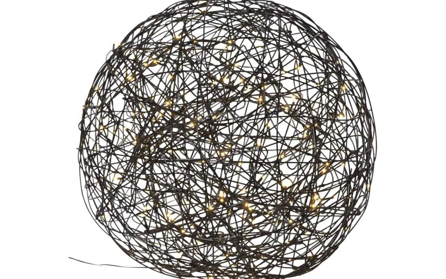 Star Trading Trassel Dekorationsklot 50cm Svart* Utomhusdekorationer|Inomhusdekorationer 230V