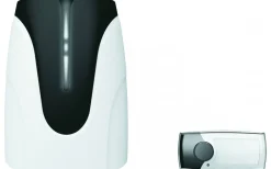 Malmbergs Trådlös elektronisk dörrklocka Aria, Vit/Svart* Batterier, Entresignaler