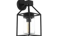 Trecate Fasadlykta Svart IP44