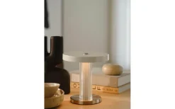 Uppladdningsbara Lampor Inomhus|Bordslampor<Design for the people Trezzi Batteridriven Bordslampa 22cm LED Vit