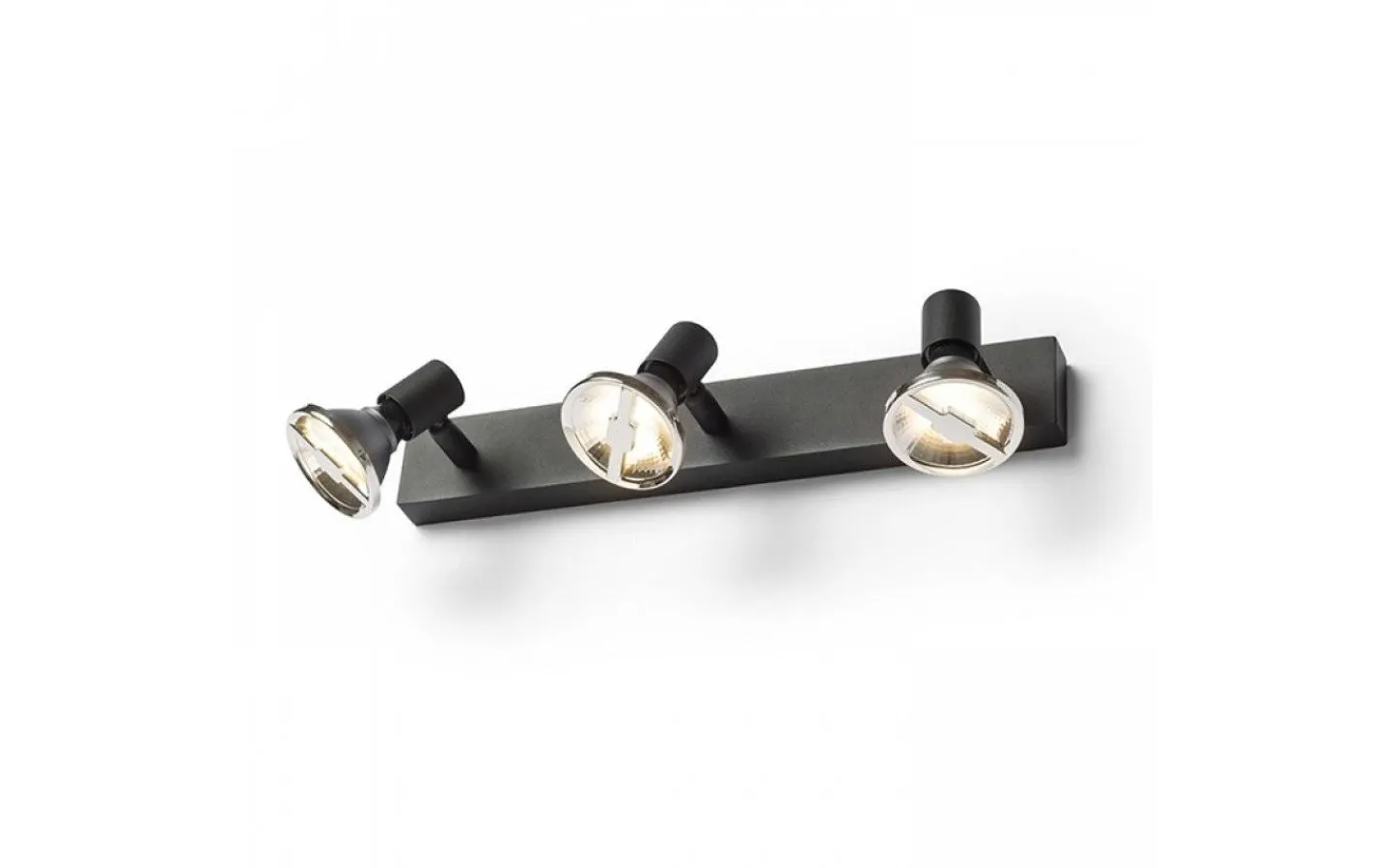 Avlånga Takspotlights|Takspot Med 3 Lampor<Rendl Trica III Takspotlight 3L Svart