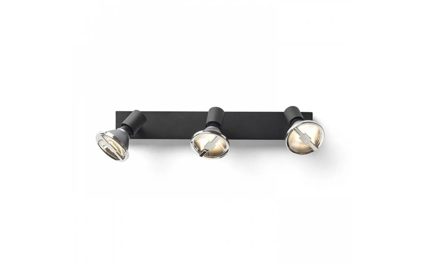 Avlånga Takspotlights|Takspot Med 3 Lampor<Rendl Trica III Takspotlight 3L Svart