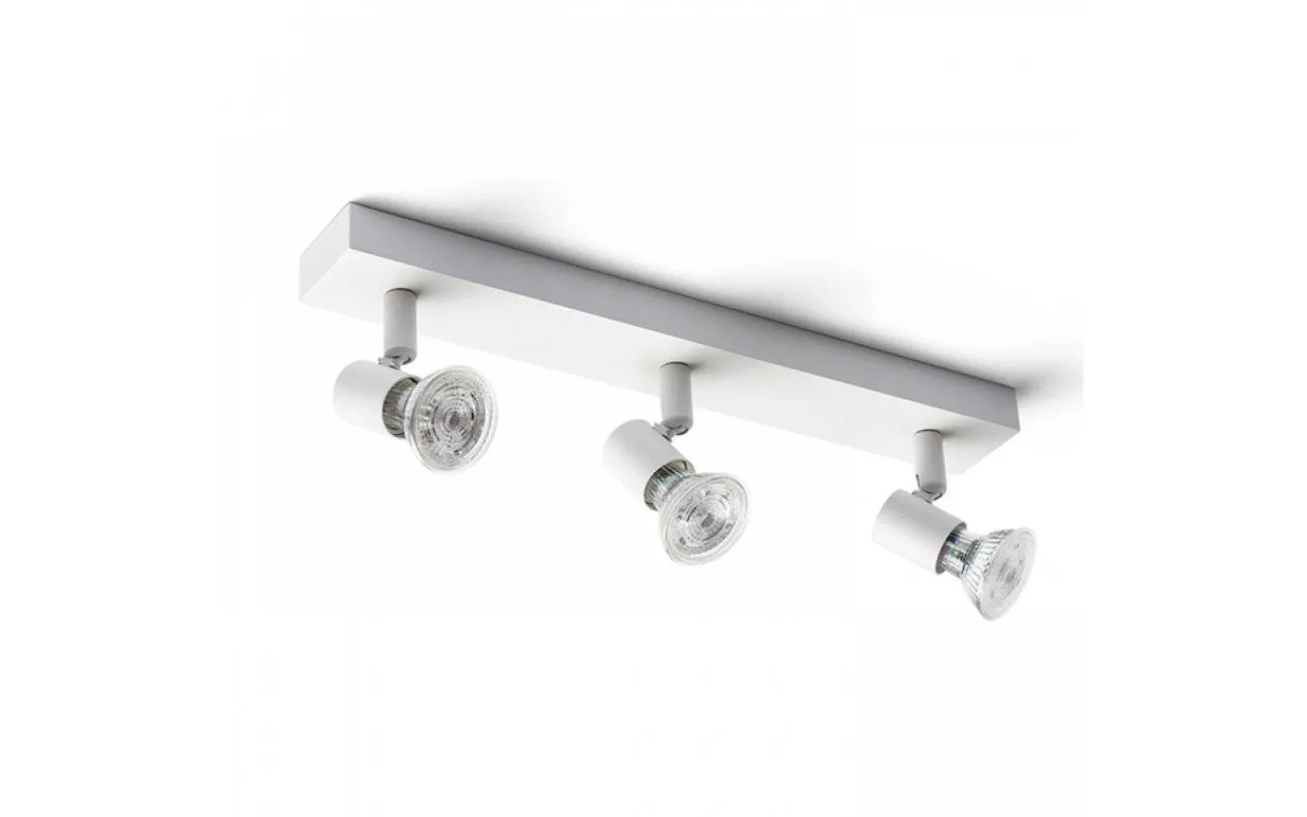 Rendl Trica III Takspotlight 3L Vit* Avlånga Takspotlights|Takspot Med 3 Lampor