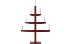 Visa Alla Adventsljusstakar|Adventsljusstakar 61-120 Cm<Star Trading Tripp Adventsljusstake Röd 77cm