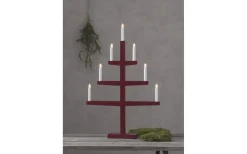 Visa Alla Adventsljusstakar|Adventsljusstakar 61-120 Cm<Star Trading Tripp Adventsljusstake Röd 77cm