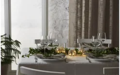 Triss Batteridriven Ljusslinga med Glaskupor 9cm Klar