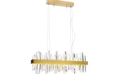 By Rydens Triumph Bar Taklampa LED 80cm Mässing/Klar* Avlånga Taklampor