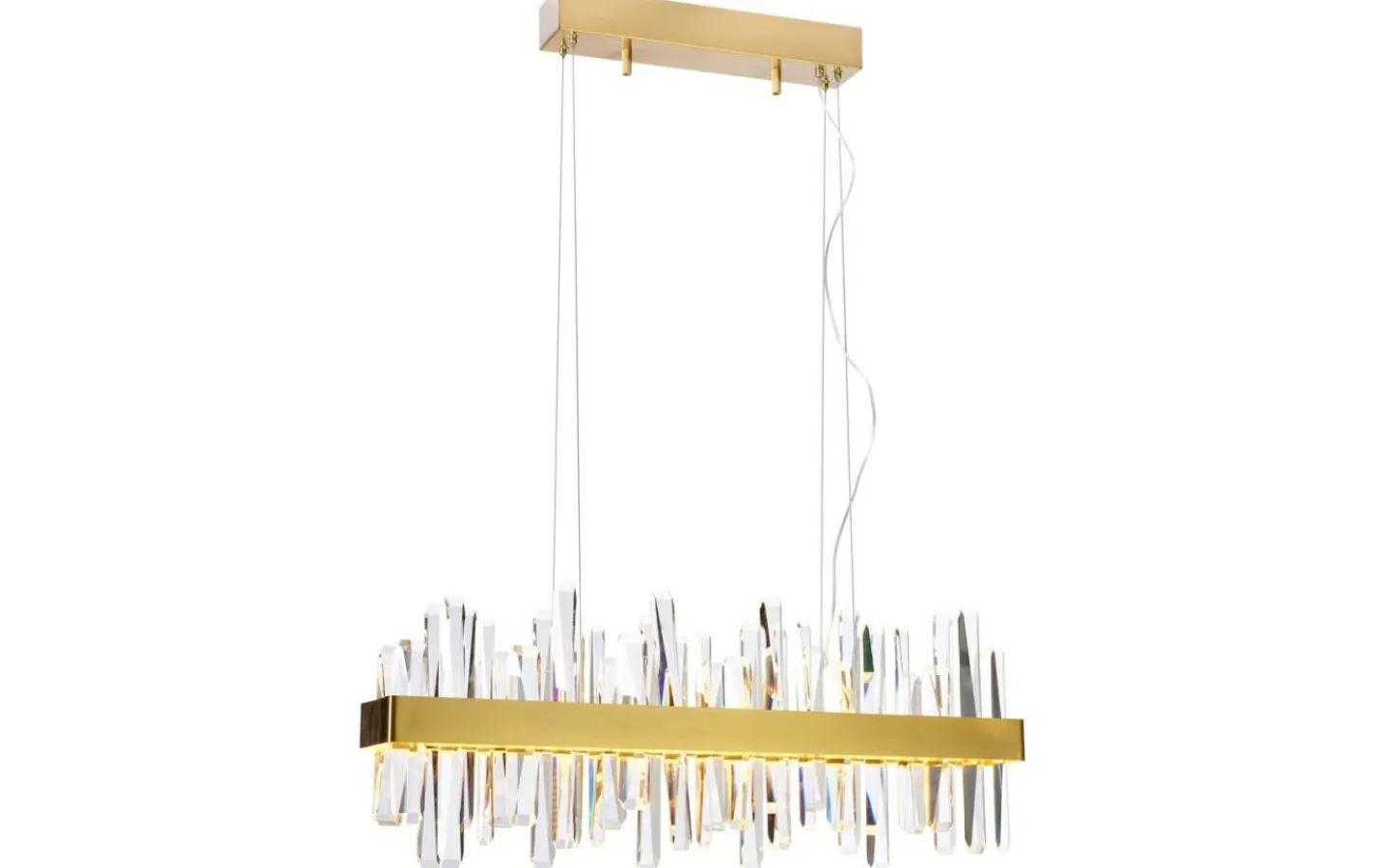 By Rydens Triumph Bar Taklampa LED 80cm Mässing/Klar* Avlånga Taklampor