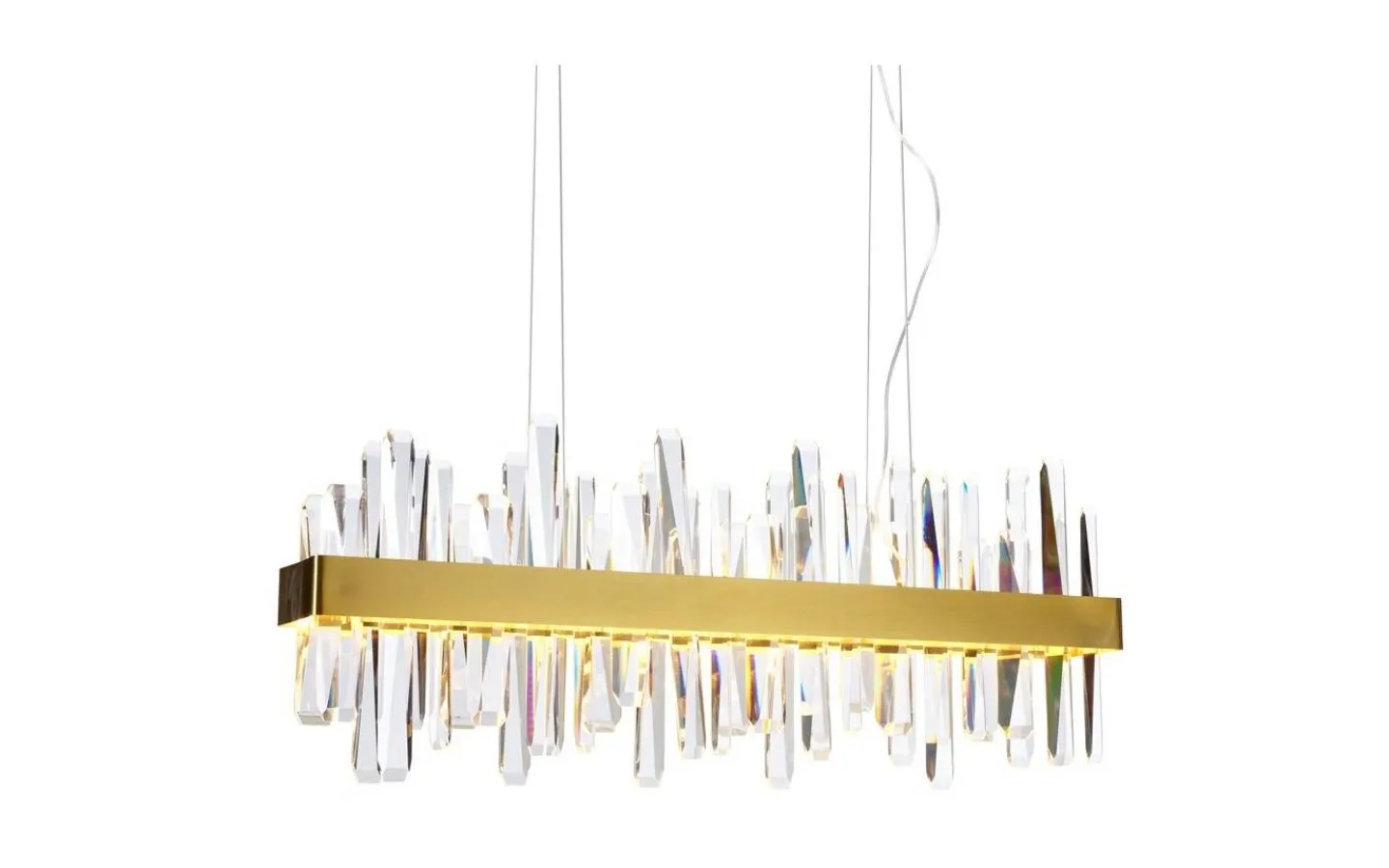 By Rydens Triumph Bar Taklampa LED 80cm Mässing/Klar* Avlånga Taklampor