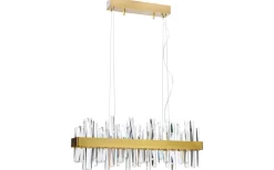 By Rydens Triumph Bar Taklampa LED 80cm Mässing/Klar* Avlånga Taklampor