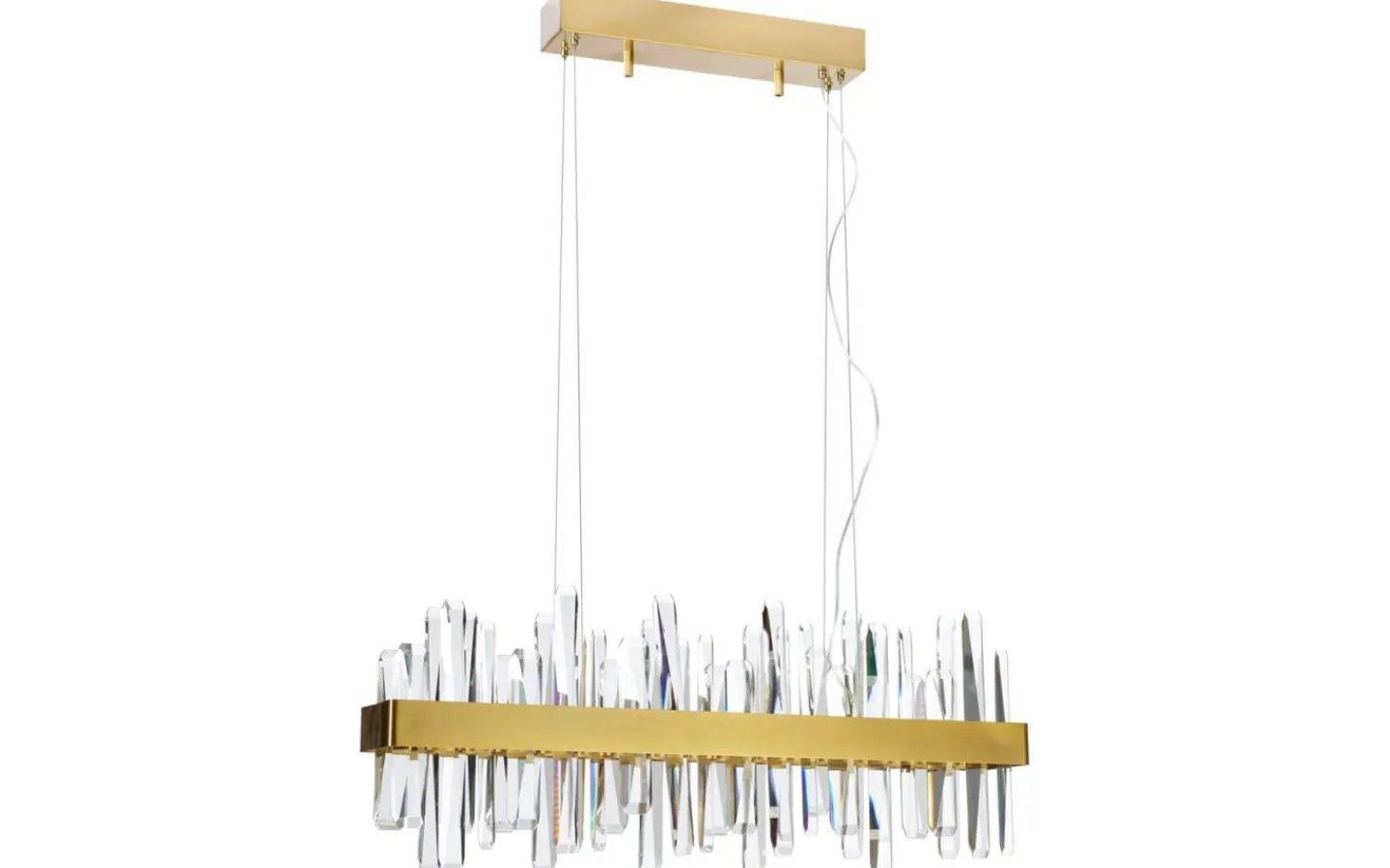 By Rydens Triumph Bar Taklampa LED 80cm Mässing/Klar* Avlånga Taklampor