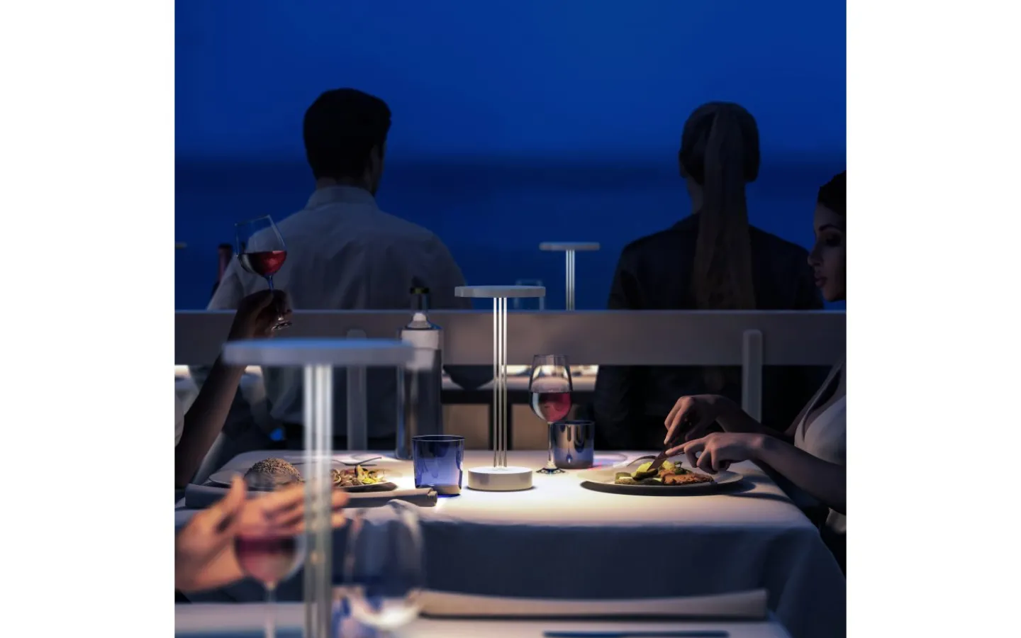 Allmänbelysning|Uppladdningsbara Lampor Utomhus<Ubiqua Lighting Trizio Batterilampa 33cm 3000K Svart IP54