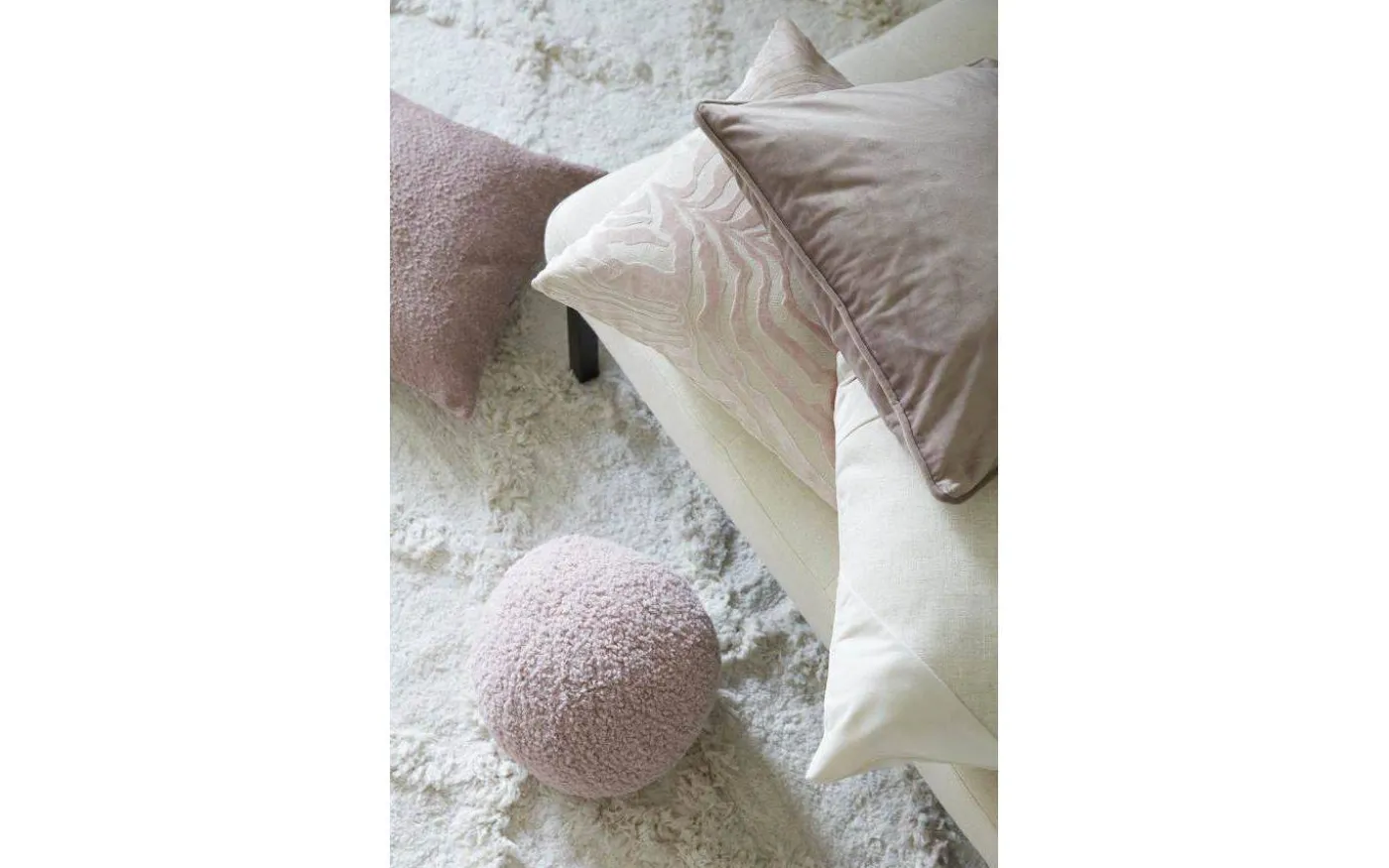 Trond Kuddfodral Ljusrosa 45x45cm