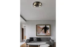 Takfläktar<Reality Trondheim Takfläkt 48cm 4xE27 mattsvart