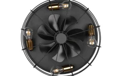 Takfläktar<Reality Trondheim Takfläkt 48cm 4xE27 mattsvart