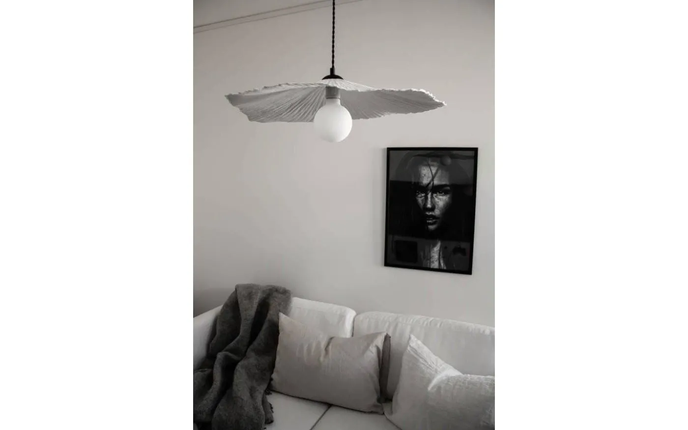 Tropez Taklampa 60cm E27 Natur