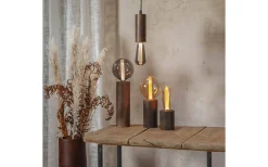 Tub Fönsterlampa 15cm Brun